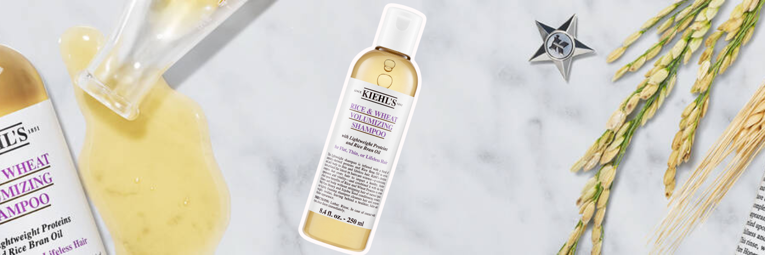 Sampon pentru volum cu Proteine din Grau si Orez Rice and Wheat Volumizing, 250 ml, Kiehl's